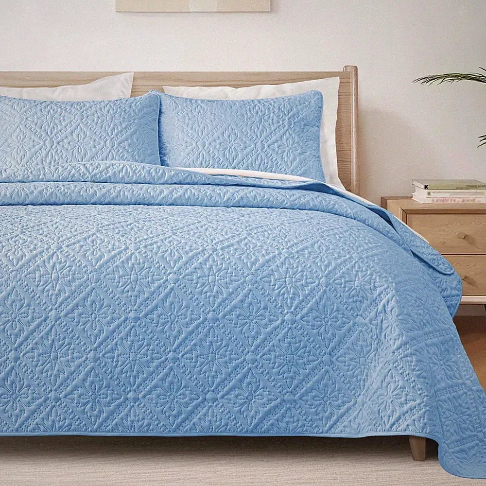 Exclusivo Mezcla Queen Quilt Bedding Set, Lightweight Soft Bedspreads Coverle...